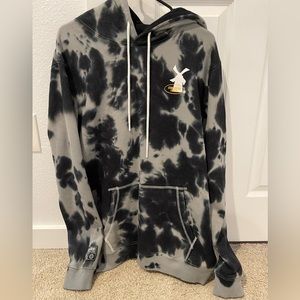 Black and grey dutch bros hoodie